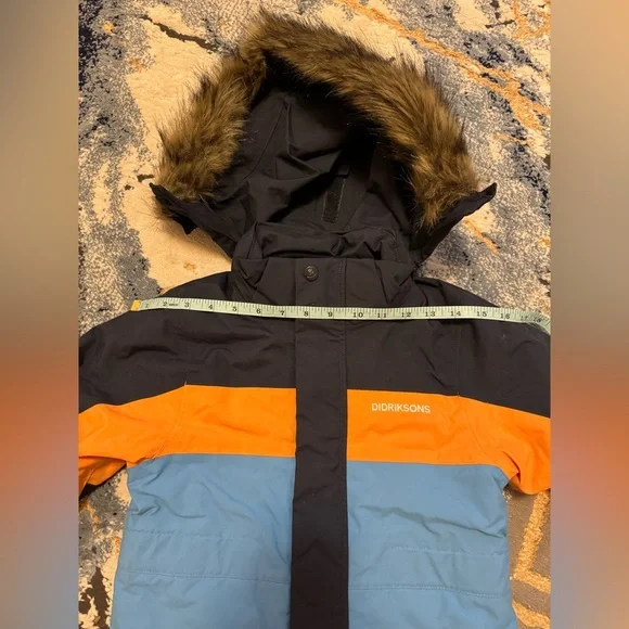 Didriksons skisuit overall blue orange boy 110